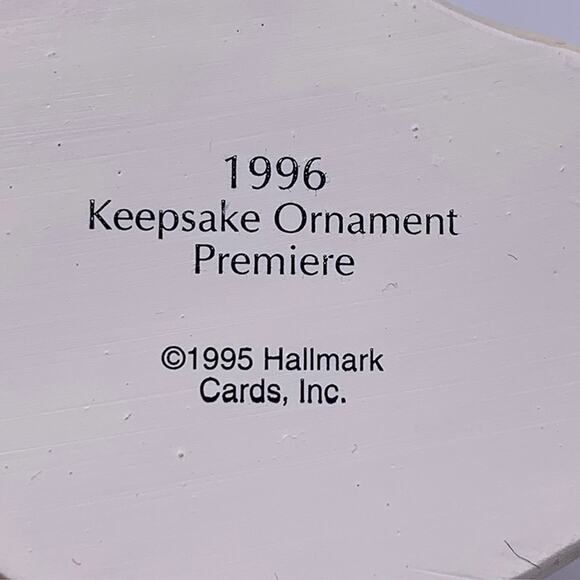 1996 Hallmark Merry Miniatures Bashful Mistletoe Premiere Event Ornament Set - Picture 11 of 12